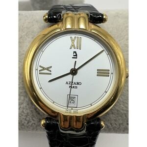 Loris Azzaro Paris New Battery Ladies Watch 895 31MM 7.25" Swiss Made Rare M54